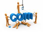 pic of men working on .com