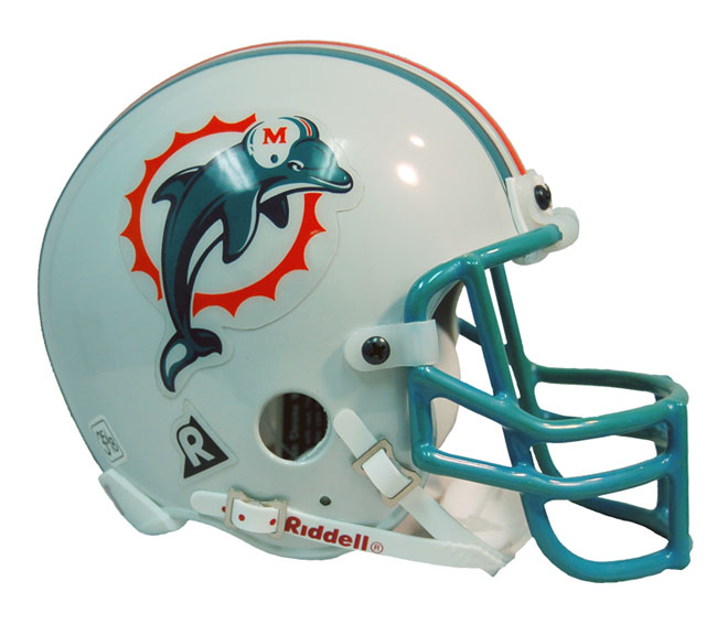 Pic of Miami dolphins helmet