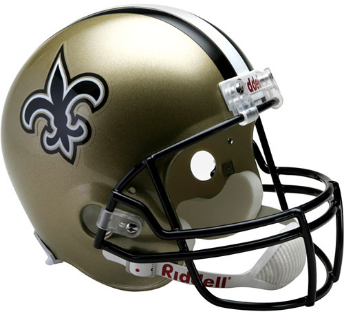 Pic of New Orleans saints helmet