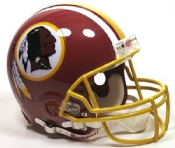 Pic of Washington redskins helmet